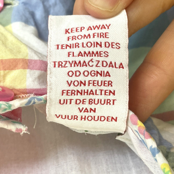 Tommy Bahama Ruffle Party Dress Girls Sz 7 100% Cotton Lined Preppy Classic - Picture 16 of 16